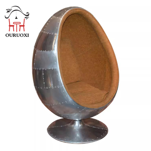 Fauteuil œuf d'aviation <span class=keywords><strong>de</strong></span> luxe vintage pour salon, fauteuil pivotant <span class=keywords><strong>de</strong></span> <span class=keywords><strong>bureau</strong></span>, fauteuil lounge, fauteuil œuf d'aviation - Product Image 5