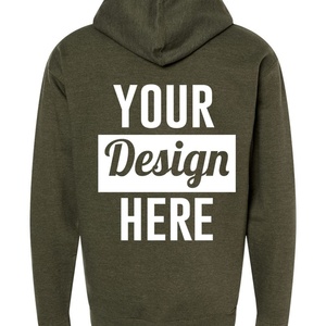 Créez votre propre sweat-shirt à capuche zippé brodé en 3D personnalisé - Multicolore - Sweat-shirt pour homme en polyester/coton - Product Image 3