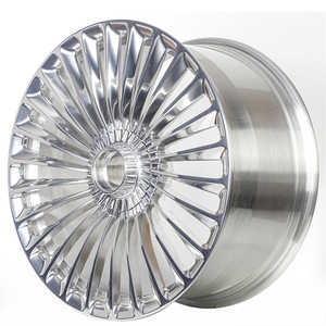 ล้อแม็กซ์ Maybach ขนาด 20 นิ้ว สีทอง ขอบขัดเงา รุ่น S-Class ดีไซน์หลายก้านแบบ Deep Dish ขนาด 40 มม. สำหรับรถยนต์หรู ผลิตจากอลูมิเนียมอัลลอยด์ ขนาด 35 มม. สินค้าใหม่ - Product Image 3