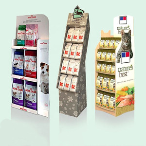 Tierbedarfsgeschäft Maßgefertigtes Karton-POP-Displayregal - Hundefutter-Halsband-Haustierbekleidungs-Ausstellungsständer - Product Image 4