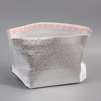 Sac isotherme jetable en aluminium pour le transport de denrées alimentaires fraîches, carton de transport thermique, doublure isolante, sac de livraison isotherme