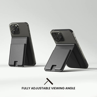 Nuevo Porta Tarjetas Magnético MagSafe de Cuero PU para Celular, Funda con Bolsillos Magnéticos para Tarjetas para iPhone, Soporte Magnético Delgado para Smartphone