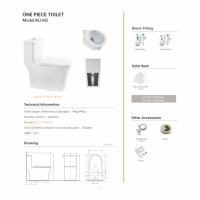 WC monobloc moderne de luxe en céramique émaillée à double chasse siphonique écologique, à poser au sol, pour villas et hôtels (vente en gros)