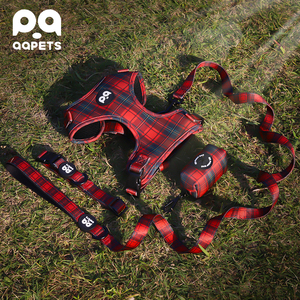 Collar de perro de nailon personalizable de lujo acolchado de neopreno estampado moderno fácil de limpiar varios tamaños correa de perro de bajo precio transferencia de calor - Product Image 5