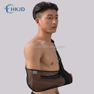 <span class=keywords><strong>Attelle</strong></span> de bras en éponge haute densité HKJD pour fracture de l'épaule, dislocation du poignet, entorse sportive, fixation respirante avec fermeture velcro - Product Image 5