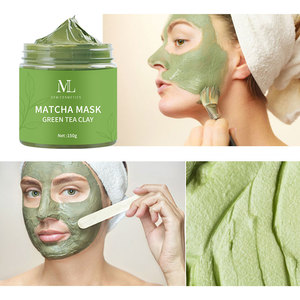 <span class=keywords><strong>Masque</strong></span> d'<span class=keywords><strong>Argile</strong></span> au Matcha Personnalisé en Usine pour Soins du Visage, <span class=keywords><strong>Masque</strong></span> d'<span class=keywords><strong>Argile</strong></span> Coréen au Thé Vert Bio 150g, Marque Privée - Product Image 3