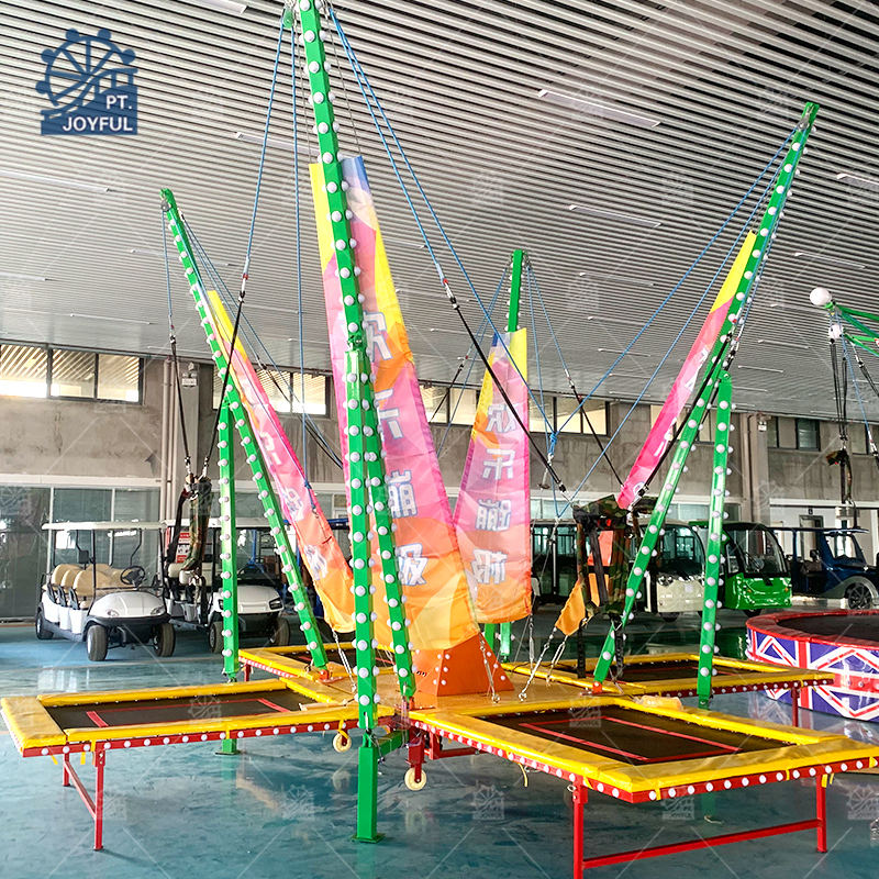 Jumping bungee trampoline