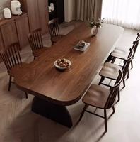 Table à manger en bois massif spéciale - Taille personnalisée Design antique/moderne pour hôtel restaurant