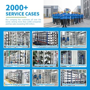 Sistema Industrial de Purificación de Agua por Ósmosis Inversa con Motor PLC, 98% de Desalinización, 1000L/Hora para Pozos, Agua Salobre y Ríos - Product Image 4