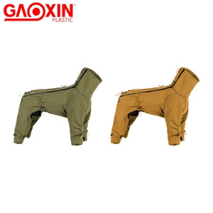 फैशन आउटडोर बड़े कुत्ते के लिए पालतू जानवर के कपड़े विंडप्रूफ चलने वाले वाटरप्रूफ और बड़े कुत्ते के लिए मखमल जैकेट - Product Image 4