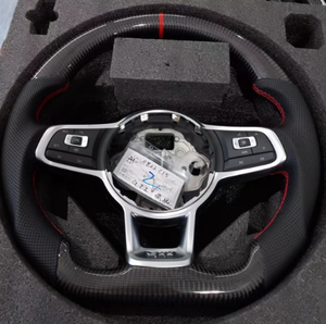 <span class=keywords><strong>Volante</strong></span> de fibra de carbono real apto para VW Golf 6/7 <span class=keywords><strong>MK6</strong></span>/7 MK5 Passat Polo actualización a MK7 <span class=keywords><strong>GTI</strong></span> <span class=keywords><strong>volante</strong></span> personalizado - Product Image 3