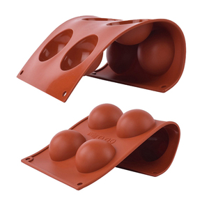 Handgemachte 6/8/Löcher 3D Runde Schokoladen hersteller Halbkreis Kuchen blech Semi Sphere Silikon Süßigkeiten Form Backform - Product Image 6