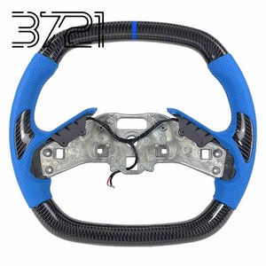 Volant sport en fibre de carbone pour Chevrolet Corvette C8 Camaro ZR1 Z06, volant de course 2020-2026 - Product Image 1