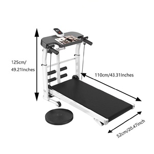 Tapis roulant mini multifonction en promotion, silencieux, mécanique, pliable pour le fitness - Product Image 2
