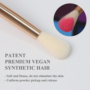 Juego de <span class=keywords><strong>Brochas</strong></span> de Maquillaje Veganas de Alta Calidad con Logotipo Personalizado, 8 Piezas, Marca Privada, <span class=keywords><strong>para</strong></span> Sombras de <span class=keywords><strong>Ojos</strong></span>, Corrector, <span class=keywords><strong>para</strong></span> Rostro, <span class=keywords><strong>se</strong></span> Utiliza con Brocha de Afeitar - Product Image 4