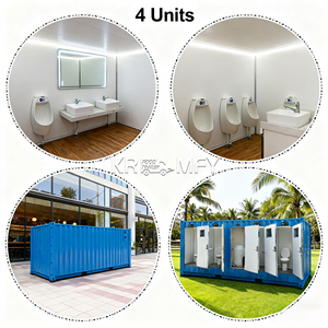 Baño Público Portátil Prefabricado, Ecológico y Duradero para Uso en Exteriores, Escuelas y Fiestas - Product Image 6