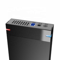 Case Esterno per Disco Rigido USB 3.0 da 3,5 Pollici con Luci LED Bicolore