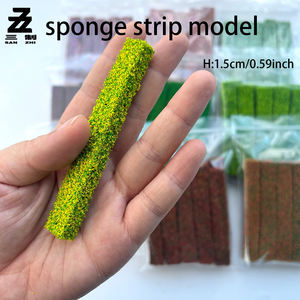 รุ่นจำลองพุ่มไม้พลาสติกขนาดเล็ก ริมฝั่งสีเขียว รั้วหญ้า สำหรับฉากจำลองบนโต๊ะทราย งานแฮนด์เมด DIY - Product Image 6