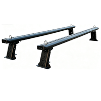 Barre transversale réglable en hauteur pour benne de pick-up avec barres de chargement à fentes et fixation sur rail TC49