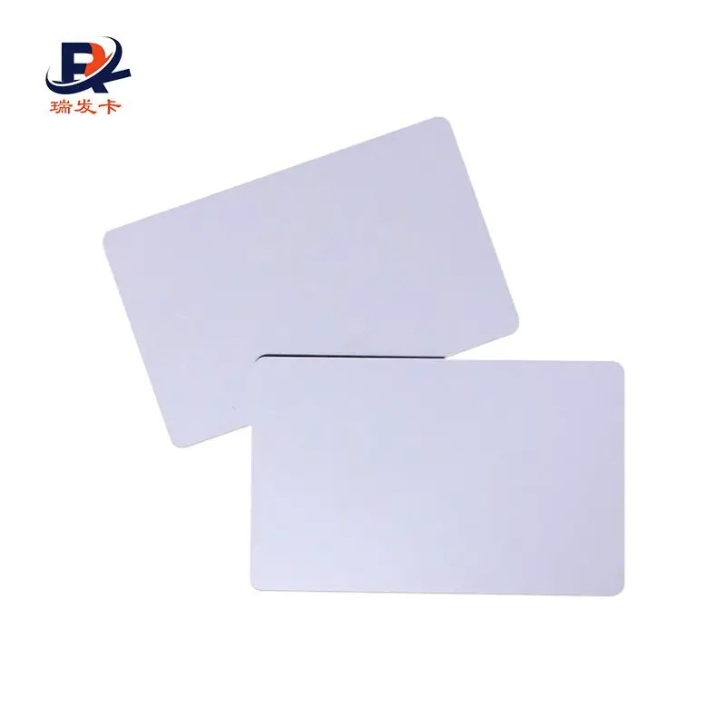 Branco Blank Plástico PVC Escola Employee ID cards