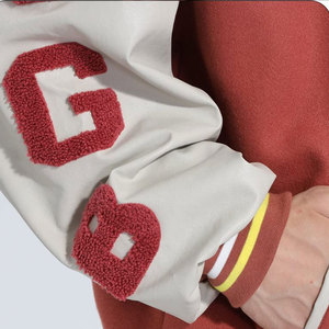 Professional Manufacture Custom Printed <b>Canvas</b> Baseball Lettermen Varsity Jackets Breathable Windproof Winter Women's Stand - Product Image 6