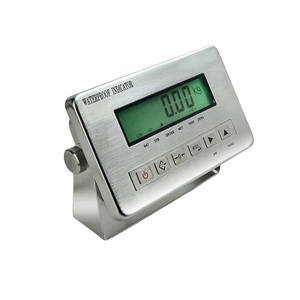 Kỹ thuật số ánh sáng thép không gỉ không thấm nước cân nặng băng ghế dự bị quy mô đen kim loại LED LCD chỉ số pin 12V OIML được phê duyệt XK31 - Product Image 1