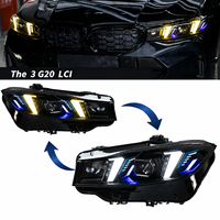 Kit de phares avant LED laser « Snake Eyes » Plug & Play 12V pour BMW Série 3 G20 G28 2023-2025 – Unité de remplacement pour marché secondaire