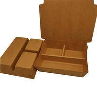 Loyo – boîte à salade en papier kraft brun recyclé, boîte à déjeuner multi-compartiments, récipient à emporter, vente en gros