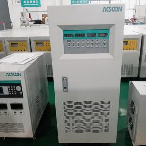 เครื่องแปลงความถี่แบบตั้งโปรแกรมได้ Jerrystar ACF400M-110020 20kVA 115V 400HZ แหล่งจ่ายไฟ AC สำหรับการทดสอบการบิน THD <3% 85% - Product Image 1
