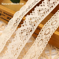 Bande de dentelle large tissée en polyester et coton, accessoire de bricolage de Chine pour nappes, housses de canapé, literie et rideaux