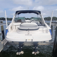 Tapis de plateforme de bain Monterey 298 SC 2004 en mousse EVA imitation teck pour bateau, style SeaDek MarineMat Gatorstep, auto-adhésif