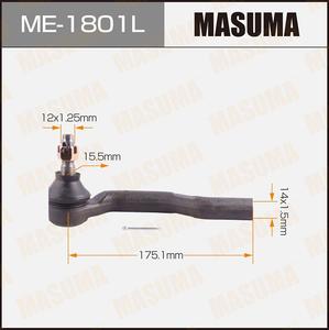 ปลายก้านผูกพวงมาลัย ME-1801L MASUMA อะไหล่ช่วงล่างรถยนต์ สำหรับ FIAT - Product Image 3