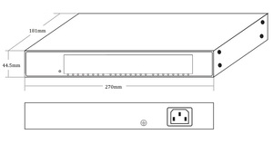 Easy-to-maintain High Speed Forwarding Unmanaged 24-port 10/100M Fast <b>Ethernet</b> <b>Switch</b> - Product Image 3