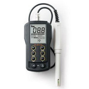 Analyseur de qualité de l'eau Hannah Hi98192 EC TDS Résistivité Salinité pH-mètre portable 0,0-14,0 pH 0-4990 ppm - Product Image 1