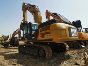 รถขุดตีนตะขาบไฮดรอลิก CAT 336D มือสอง ขนาด 34 ตัน เครื่องยนต์ดีเซล Caterpillar C9 สำหรับงานก่อสร้างและงานเหมือง - Product Image 1