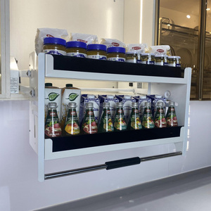Latest Automatic Lift Wall-Mounted Storage <b>Rack</b> for Modern <b>Kitchen</b> Cabinets with Customizable Size & Color - Product Image 3