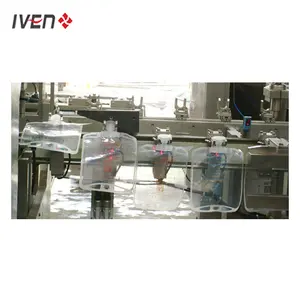 100-1000ml Normal Saline IV Solution IV Infusion Soft Plastic Bag Filling Sealing Sealing And Packing Manufacturing Plant