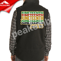 Personnalisé Juneteenth Sice 1865 Chenille Brodé Fer sur Patchs Logo Noir Histoire Patch Broderie Chenill Patches 1-3 Jours
