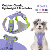 Harnais pour chien d'extérieur léger, multifonctionnel, imperméable, à séchage rapide, réfléchissant, avec support pour GPS