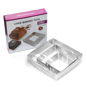 Mejores moldes de acero inoxidable para repostería, para hornear pasteles de mousse, postres, herramientas de cocina y panadería - Product Image 3
