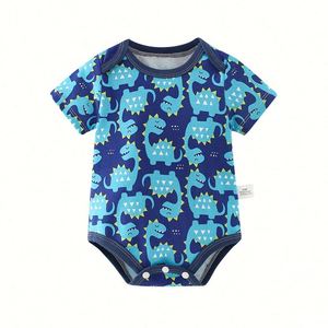 Mamelucos de Verano para Bebé Niño de Algodón de Fibra Larga, Mameluco Nuevo para Recién Nacido, Mameluco de Verano para Bebé - Product Image 5