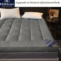 Livraison rapide Matelas d'hôtel rose et blanc Queen 150*200cm Microfibre Voyage Portable Matelas pliable