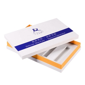 De Lujo debería caja personalizado caja de papel de cartón blanco rígido caja de regalo con Eva para el cuidado de la piel de - Product Image 4