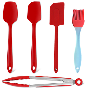 Espátula de silicona para glaseado de pastel resistente al calor para barbacoa personalizada de Navidad con <span class=keywords><strong>mango</strong></span> de Metal de plástico - Product Image 1