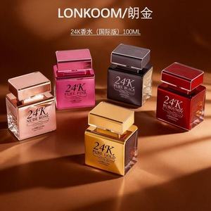Parfum pour femme en flacon rose de luxe 100 ml - LONKOOM 24K Pure Pink pour petite amie et femme |   Finition Or Rose Élégante Romantique - Product Image 6