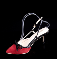 Supports de présentation de chaussures en acier pour magasins modernes, supports pour talons hauts, respectueux de l'environnement