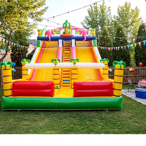 Castillo Inflable para Niños, Brincolín de PVC, Juegos Inflables para Exteriores, Parque de Trampolines, Parque Acuático, Castello De Inflable - Product Image 1