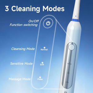 Appareils d'hygiène bucco-<span class=keywords><strong>dentaire</strong></span> <span class=keywords><strong>Brosse</strong></span> à dents électrique rotative <span class=keywords><strong>pour</strong></span> adultes Rechargeable Nettoyage des dents IPX7 Étanche 3 modes Affichage LED Meilleur - Product Image 6