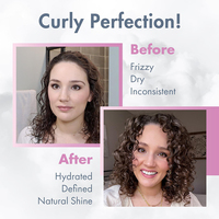 Gel Coiffant Hydratant et Nourrissant pour Cheveux Frisés, Gel Définition de Boucles pour Femmes, Marque Privée