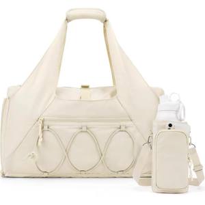 Hot Selling Womens Tote Bag <b>Large</b> Capacity <b>Yoga</b> Bag with <b>Mat</b> Strap and Water Bottle Holder Travel Gym Bag - Product Image 1